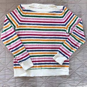 & Other Stories Rainbow Velour Sweater
